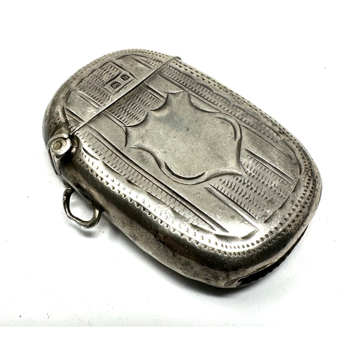 20 - Antique silver vesta case