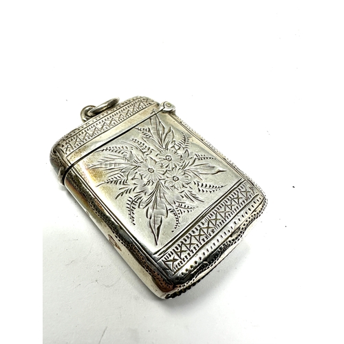 21 - Antique silver vesta case