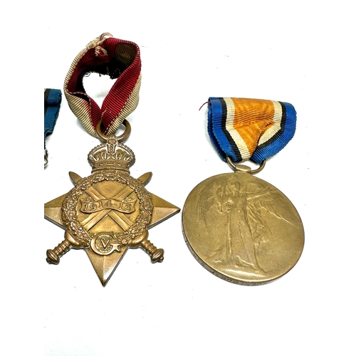 365 - ww1 trio medals to 3076 pte j robinson linc r