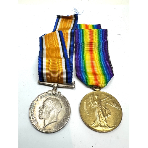 366 - ww1 medal pair to 6122 pte c.h.bourne linc reg