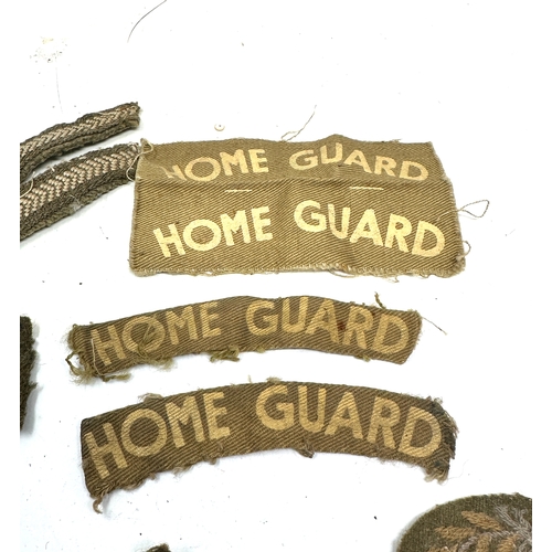 368 - selection of military cloth badges etc