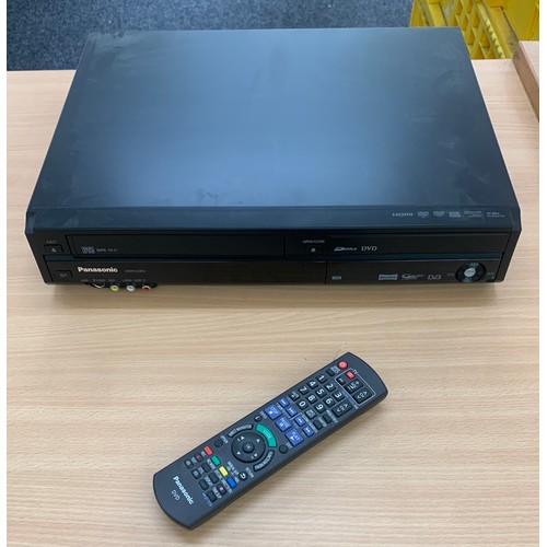 118 - Panasonic DMR-EZ49V Black DVD & VHS Recorder Combo - Freeview - Black - USB - untested