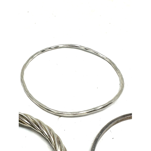 271 - 3 vintage silver bangles weight 35g