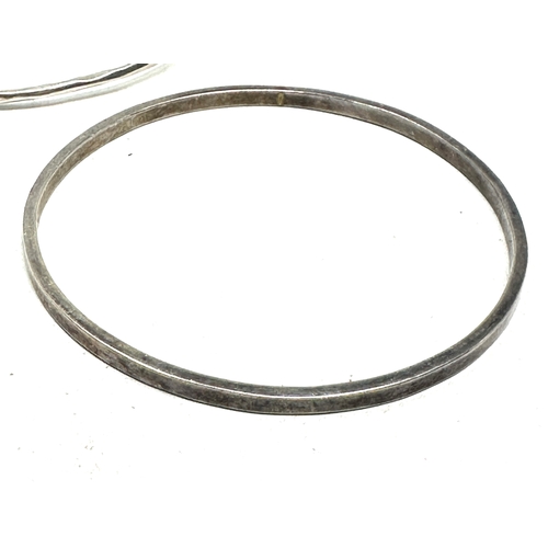 271 - 3 vintage silver bangles weight 35g