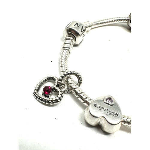 273 - Silver Pandora bracelet & charms