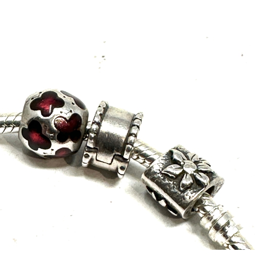 273 - Silver Pandora bracelet & charms