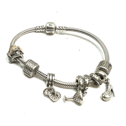 274 - Silver Pandora bracelet & charms