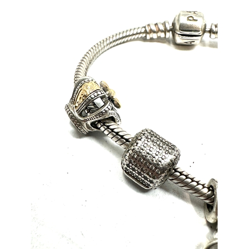 274 - Silver Pandora bracelet & charms