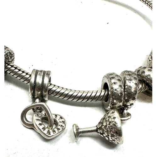 274 - Silver Pandora bracelet & charms