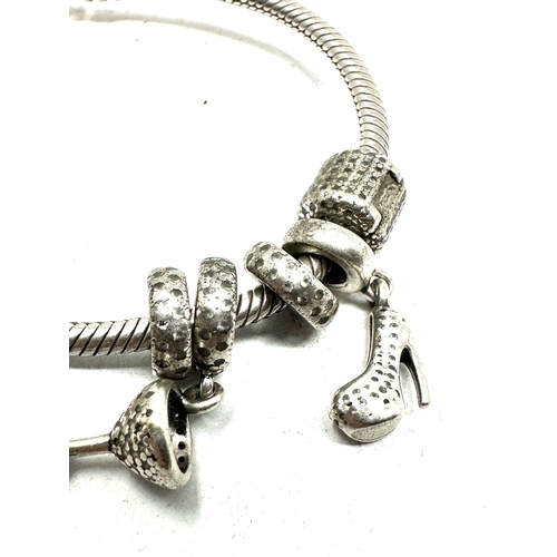 274 - Silver Pandora bracelet & charms