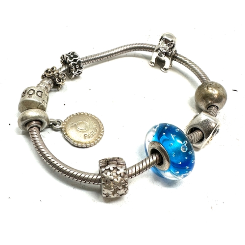 275 - Silver Pandora bracelet & charms