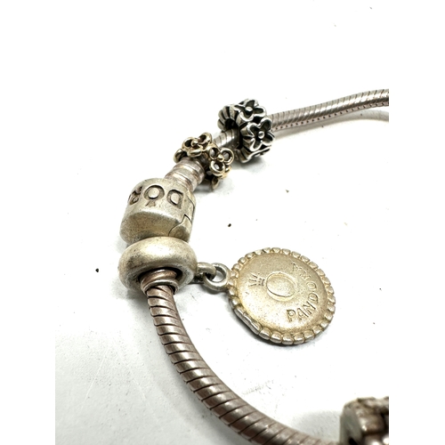 275 - Silver Pandora bracelet & charms