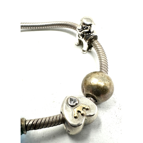 275 - Silver Pandora bracelet & charms