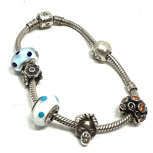 279 - Silver Pandora bracelet & charms