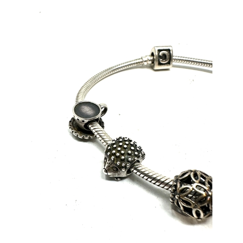 280 - Silver Pandora bracelet & charms