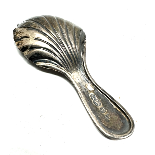 34 - Georgian silver tea caddy spoon