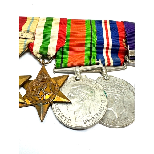 351 - ww2  g.s.m malaya group medals ist army bar to the africa star to Major Birkmyre