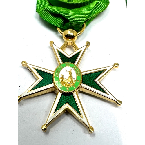 352 - Order of St. Lazarus full size and miniature medals