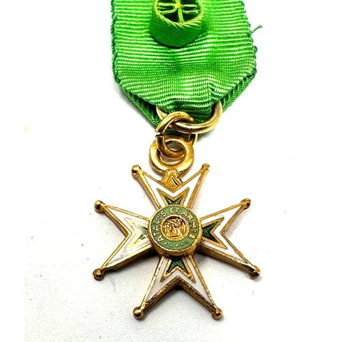 352 - Order of St. Lazarus full size and miniature medals