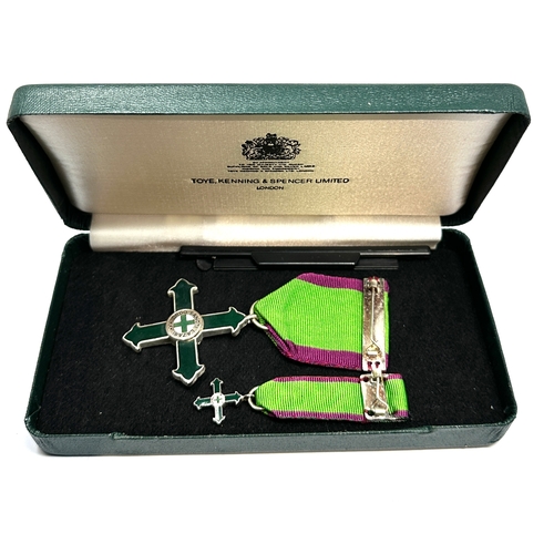 353 - Boxed Order of St. Lazarus medal & miniature