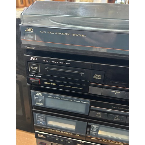 144 - JVC sound system includes ALe1, xlE3, DRE3l etc all untested