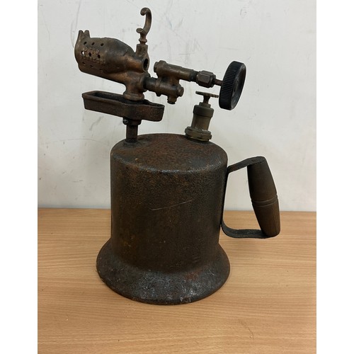 102 - Selection of collectables includes Trench art, large Blow torch etc