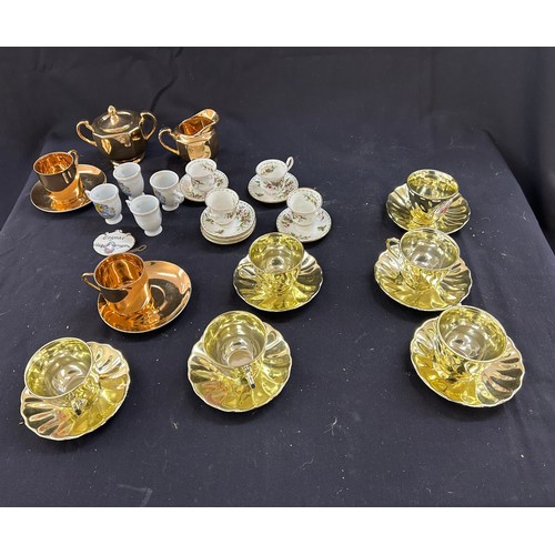 5 - Selection of part miniature tea services