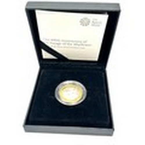 408 - The 400th anniversary of the voyage of the mayflower 2020 UK £2 Silver Proof Piedfort