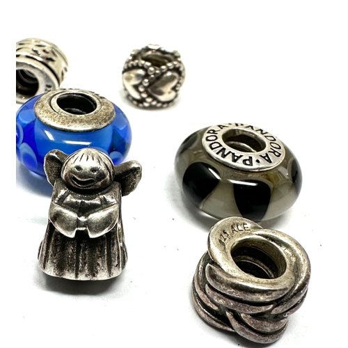 192 - 8 silver pandora charms