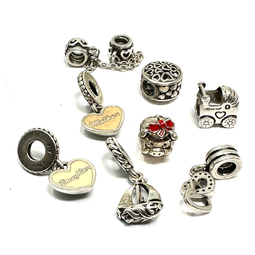 199 - 8 silver pandora charms