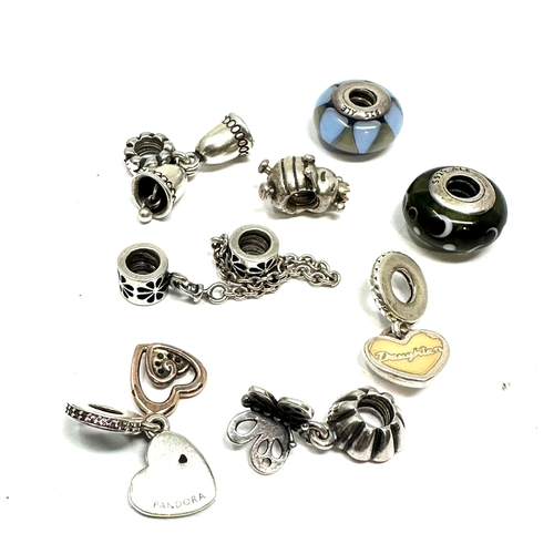 201 - 8 silver pandora charms