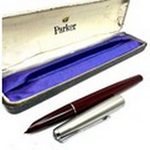 448 - Boxed vintage parker 51 fountain pen