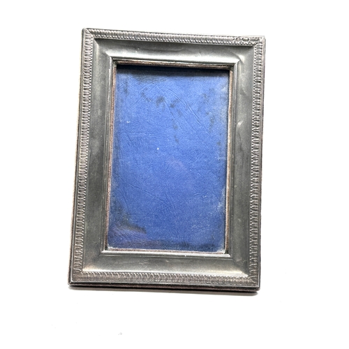 5 - silver picture frame millenium silver hallmarks measures approx 19.5 by 14.5cm