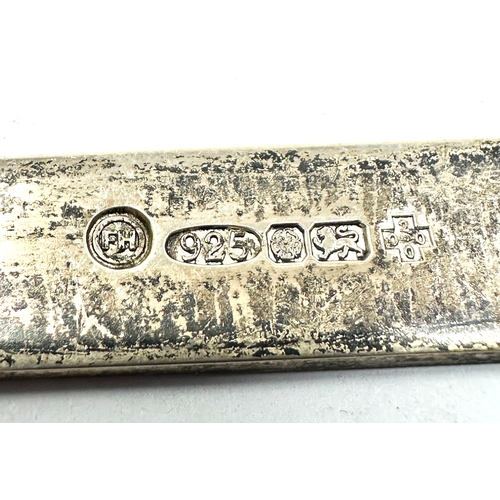 6 - Millenium silver skewer letter opener measures approx 20.5cm long