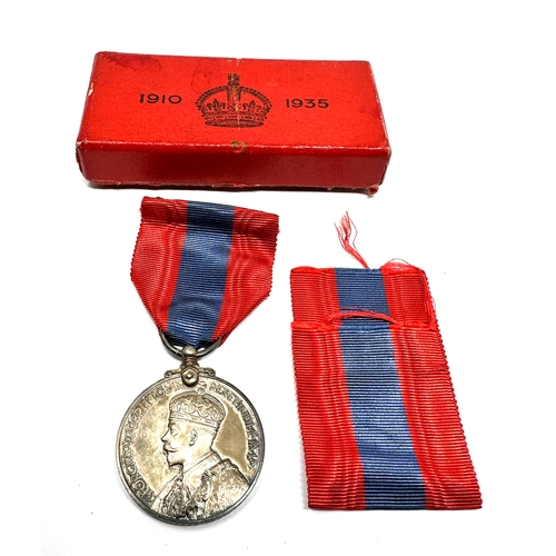 357 - British George V Imperial Service medal in box Circa.1910-1935