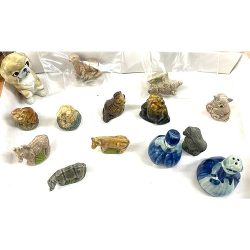 92 - Selection of miniature Wade figures