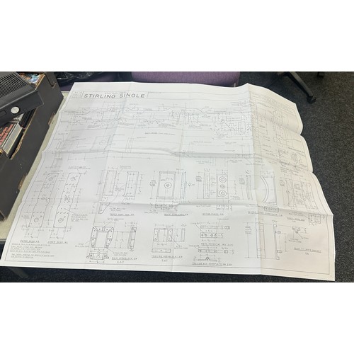 107 - Set plans for a miniature steam train