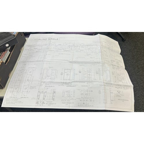 107 - Set plans for a miniature steam train