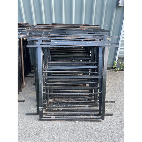 100L - 11 metal folding 3 piece suite rack /  stands