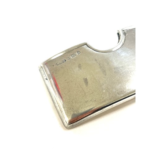 63 - .925 sterling curved calling card case