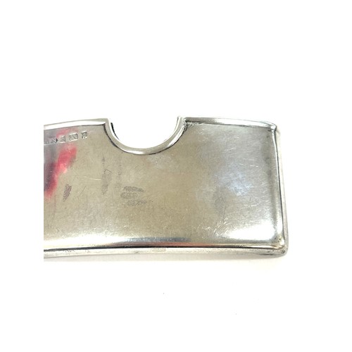 63 - .925 sterling curved calling card case