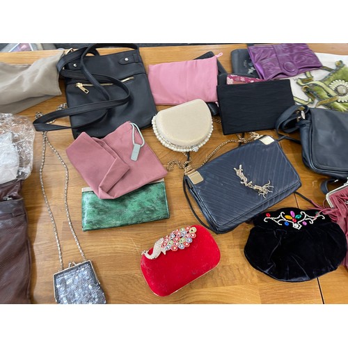 477 - Job Lot Assorted Women's Fashion Handbags & Purses Inc Radley