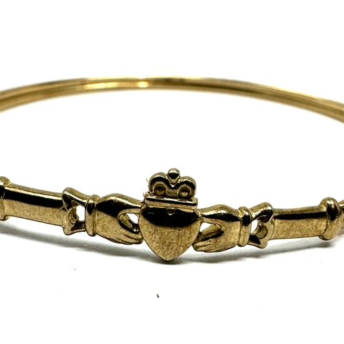 91 - 9ct gold clogau style bracelet weight 3.5g