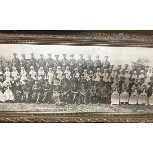 139 - Framed red cross nurses picture WW1 era