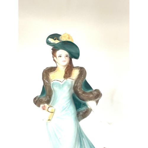 618 - Royal Worcester Ascot Lady Figurine High society series, modelled by Richard Moore