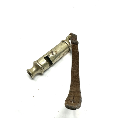 403 - ww1 J Hudson & Co Birmingham general service trench whistle date 1916