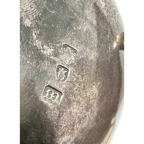 9 - 1767 Georgian silver gravy boat London silver hallmarks 124g