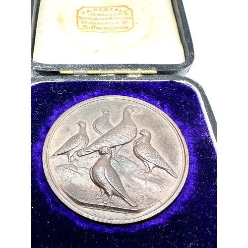 428 - A original boxed large bronze medal or medallion made for the 