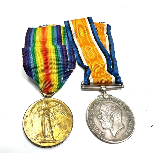 413 - WW1 Medal pair K.I.A 108325 gnr f.barnes .r.a