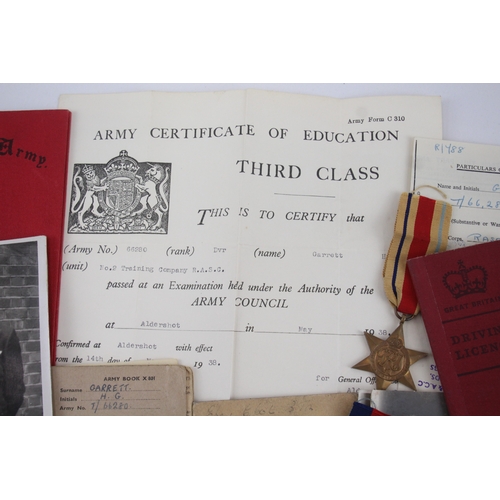 417 - WW2 Army Medal Group. Inc Original Paperwork.